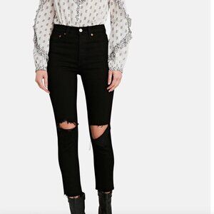 RE/DONE 90s High-Rise Ankle Crop Women's Jeans Size 26